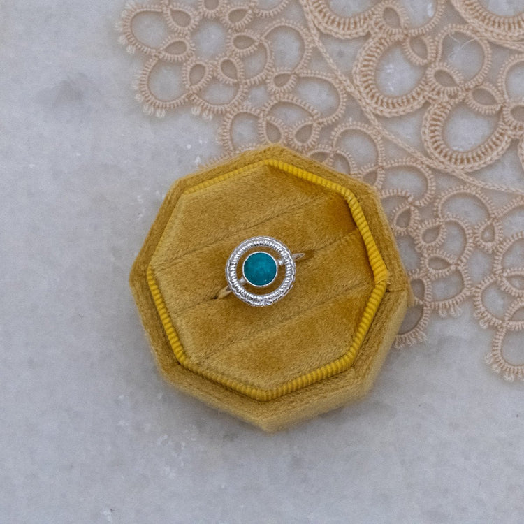 Turquoise Orbit Ring