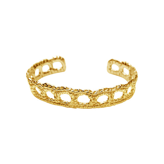 Rachael Cuff Bracelet - Solid Gold