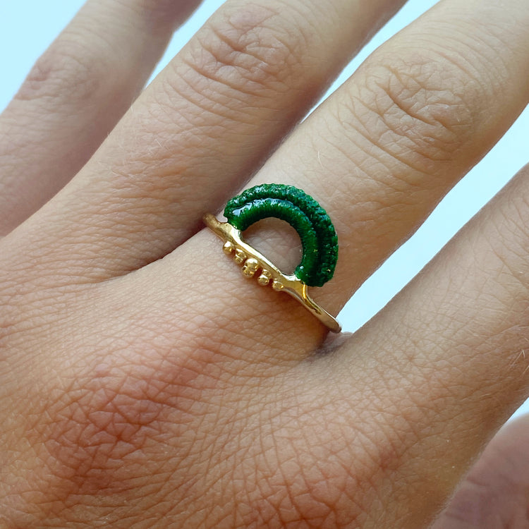 Baras Ring // Emerald