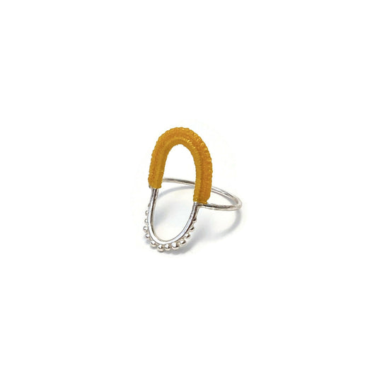 Vishu Ring // Marigold-Rings-Twyla Dill-4.5-Sterling Silver-Seattle Jewelry-Handmade Jewelry-Seattle Jeweler-Twyla Dill