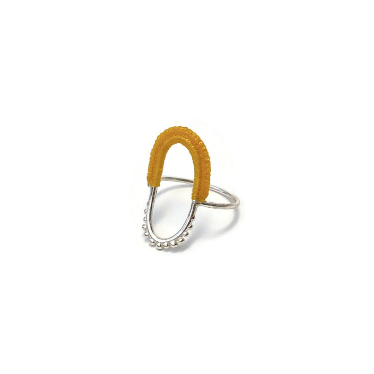 Vishu Ring // Marigold-Rings-Twyla Dill-4.5-Sterling Silver-Seattle Jewelry-Handmade Jewelry-Seattle Jeweler-Twyla Dill