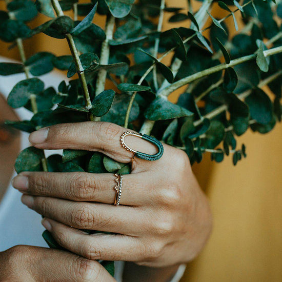 Vishu Ring // Sage-Rings-Twyla Dill-4-Sterling Silver-Seattle Jewelry-Handmade Jewelry-Seattle Jeweler-Twyla Dill